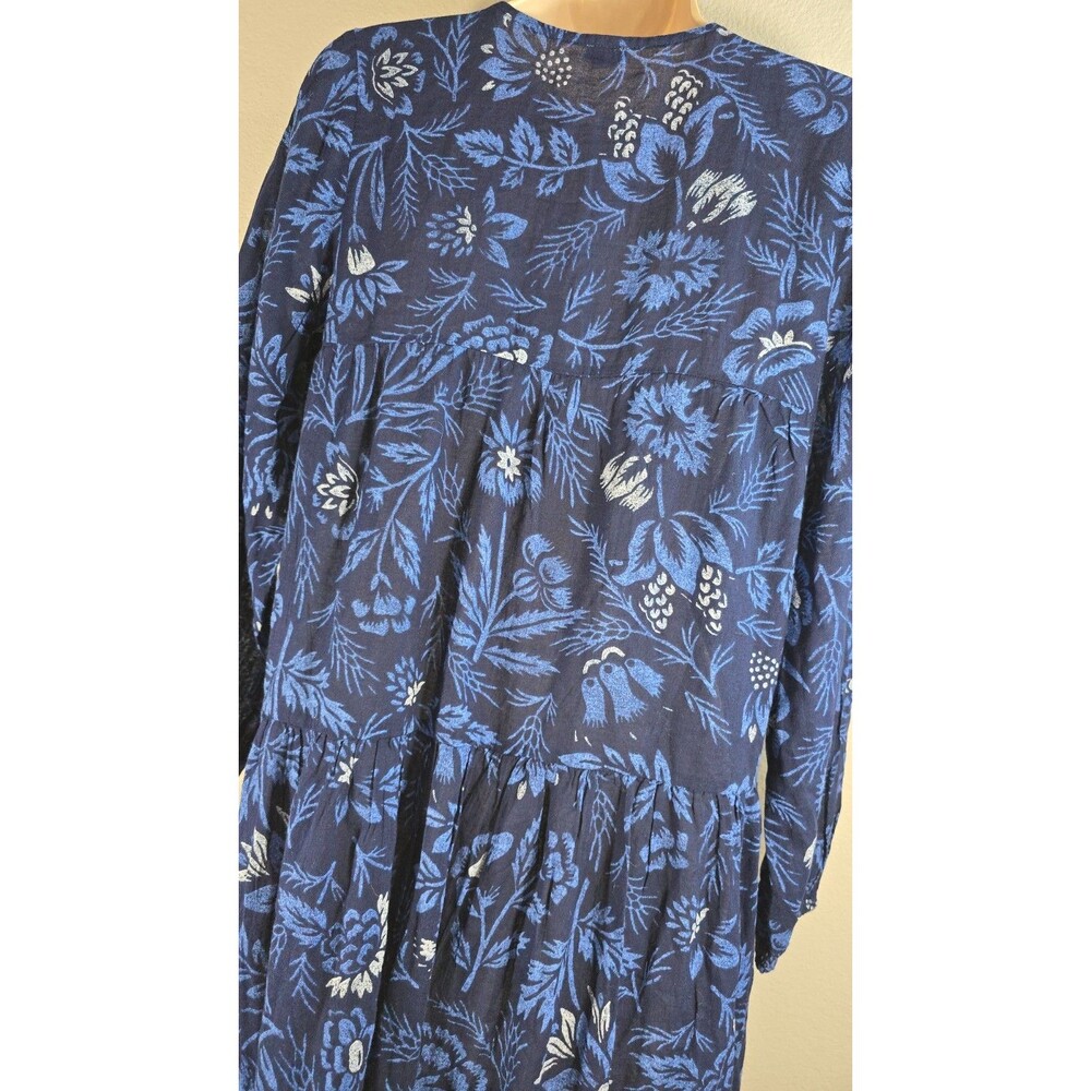 Aerie Small Boho Floral Tiered Midi Dress Cottagecore Peasant Size Small NWT BO - Picture 7 of 7